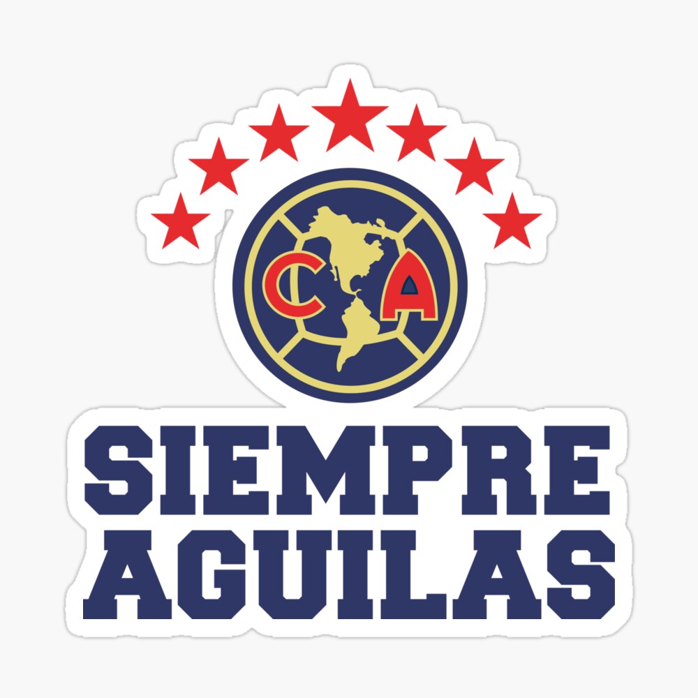 Club America Soccer Team Decal Campeon Aguilas Mexico Vinyl Car