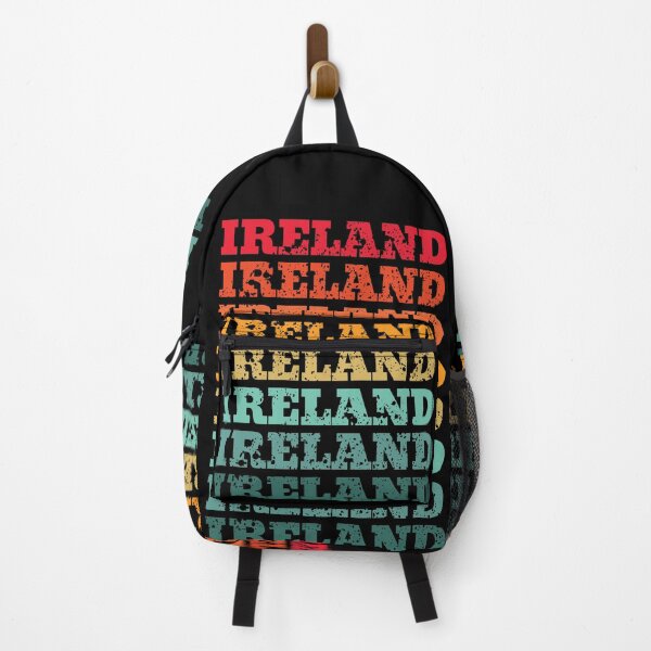 Item preview, Ireland - repeated retro vintage sunset colors with a distressed design effect designed and sold by Rhu Creations.