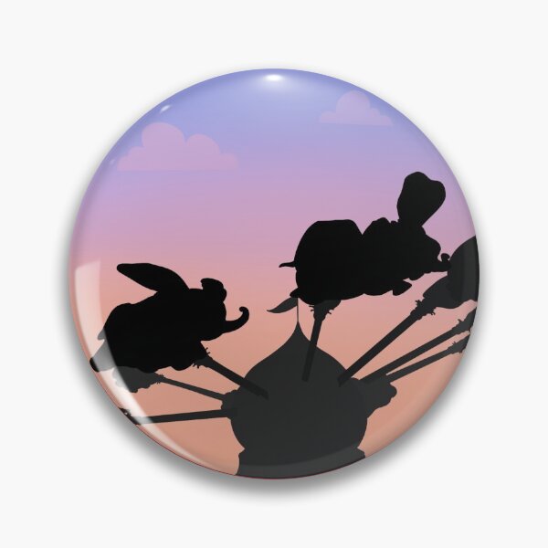 Item preview, Dumbo The Flying Elephant Ride Silhouette designed and sold by KaitlinsKingdom.