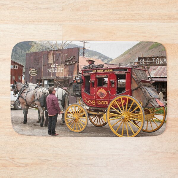 Item preview, Horses and stagecoach, Colorado, USA designed and sold by FranWest.