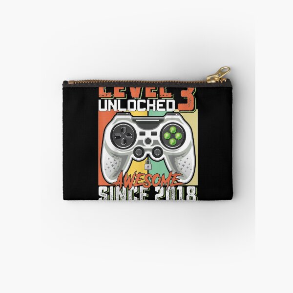Item preview, Level 3 Unlocked Awesome Since 2018 3th Birthday Kids Gifts designed and sold by shirleyfinley.