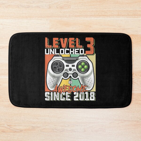 Item preview, Level 3 Unlocked Awesome Since 2018 3th Birthday Kids Gifts designed and sold by shirleyfinley.