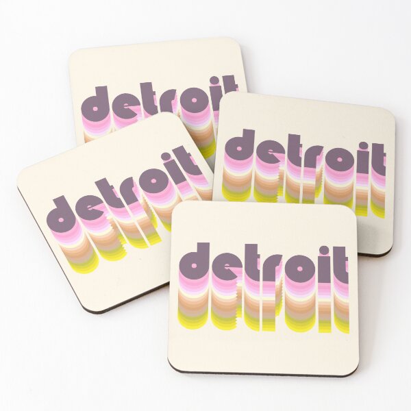 Item preview, Detroit Michigan Pride Retro Style Represent designed and sold by acquiesce13.