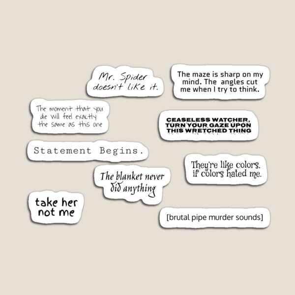 Item preview, TMA quotes sticker pack designed and sold by timetomoveup.