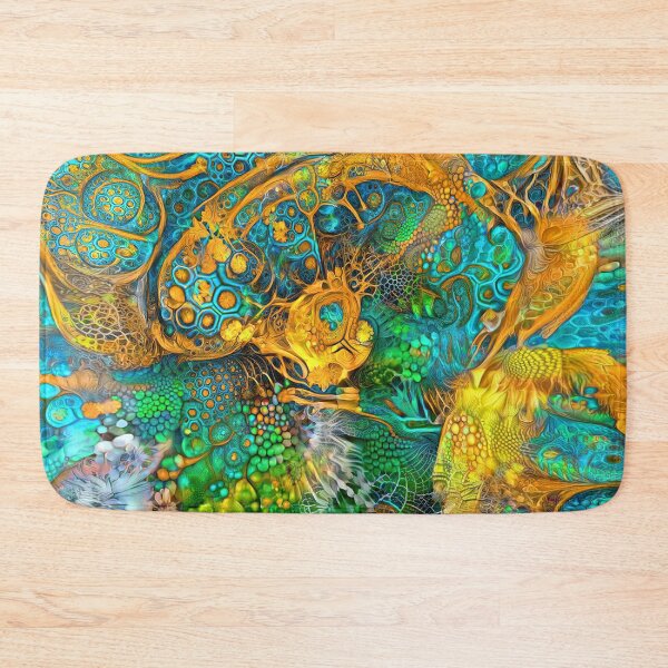 Item preview, Deepdream floral fractalize space abstraction designed and sold by blackhalt.