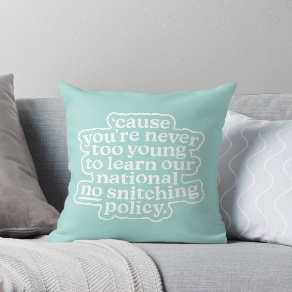 Item preview, National No-Snitching Policy designed and sold by MessyBestie.