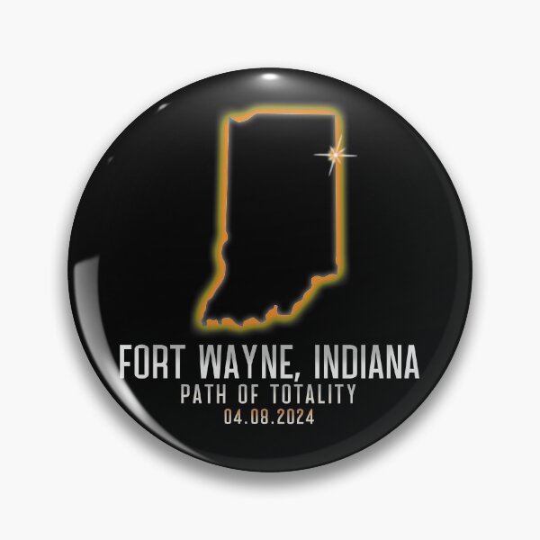 Artikelvorschau, Fort Wayne Indiana Path Totality 4.8.24 Total Solar Eclipse Gear entworfen und verkauft von DynamicDesign.