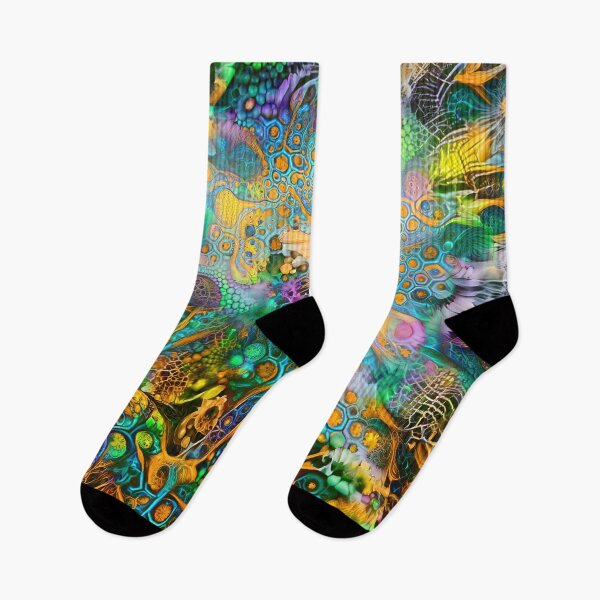 Item preview, Deepdream floral fractalize space abstraction designed and sold by blackhalt.
