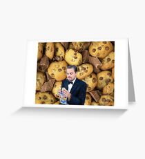 Leonardo DiCaprio Cookie Greeting Card