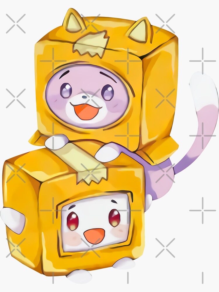 "LankyBox Foxy and Boxy" Sticker by buzzerrecap | Redbubble