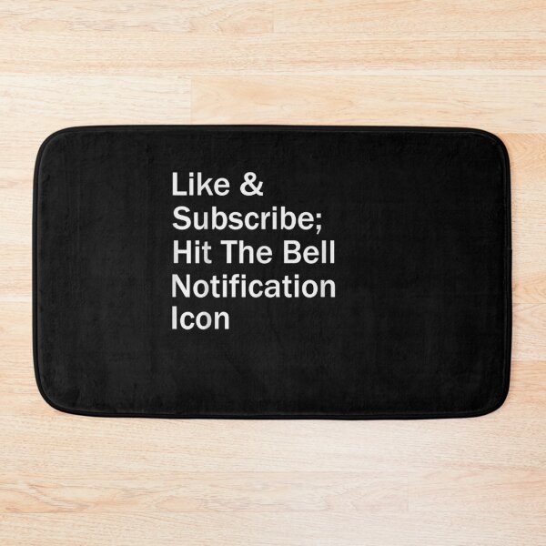 Item preview, Like Subscribe Hit Bell Notification Icon Influencer designed and sold by shirleyfinley.