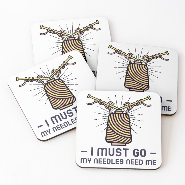 Item preview, I Must Go My Needles Need Me designed and sold by Johnkael.