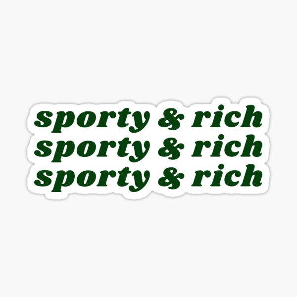 Item preview, sporty & rich designed and sold by juliabread.