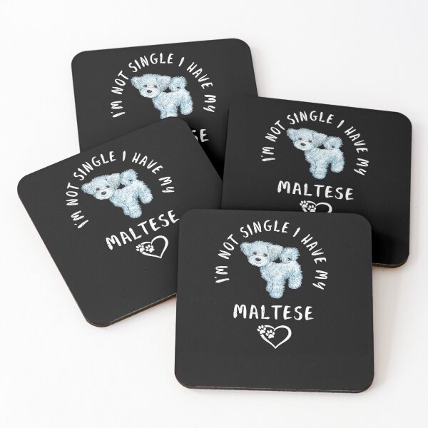 Item preview, I'm Not Single I Have My Maltese Valentines Day designed and sold by shirleyfinley.
