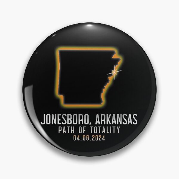 Artikelvorschau, Jonesboro Arkansas Path Totality 4.8.24 Total Solar Eclipse Gear entworfen und verkauft von DynamicDesign.