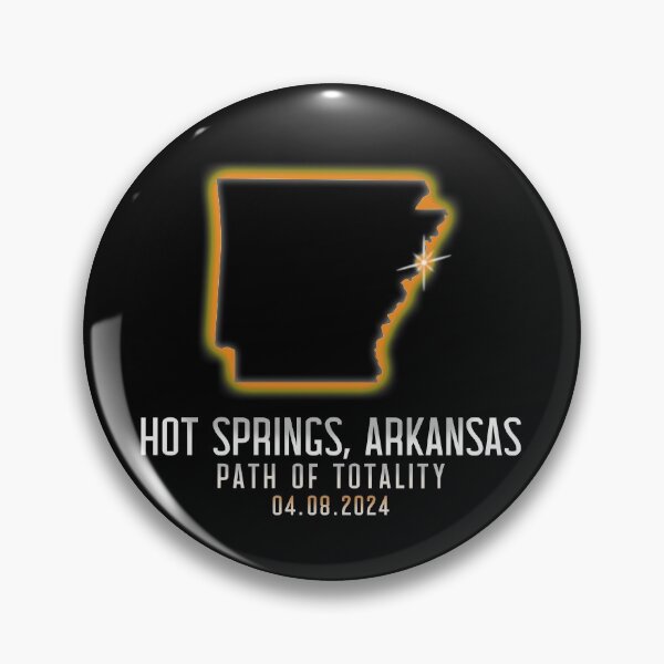 Artikelvorschau, Hot Springs Arkansas Totality 4.8.24 Total Solar Eclipse Gear entworfen und verkauft von DynamicDesign.