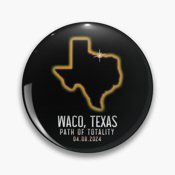 Artikelvorschau, Waco Texas Path Of Totality 4.8.24 Total Solar Eclipse Gear entworfen und verkauft von DynamicDesign.