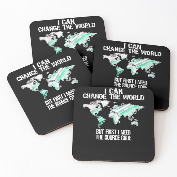 Item preview, Change The World Meme Source Code Computer Coding Jobs designed and sold by shirleyfinley.
