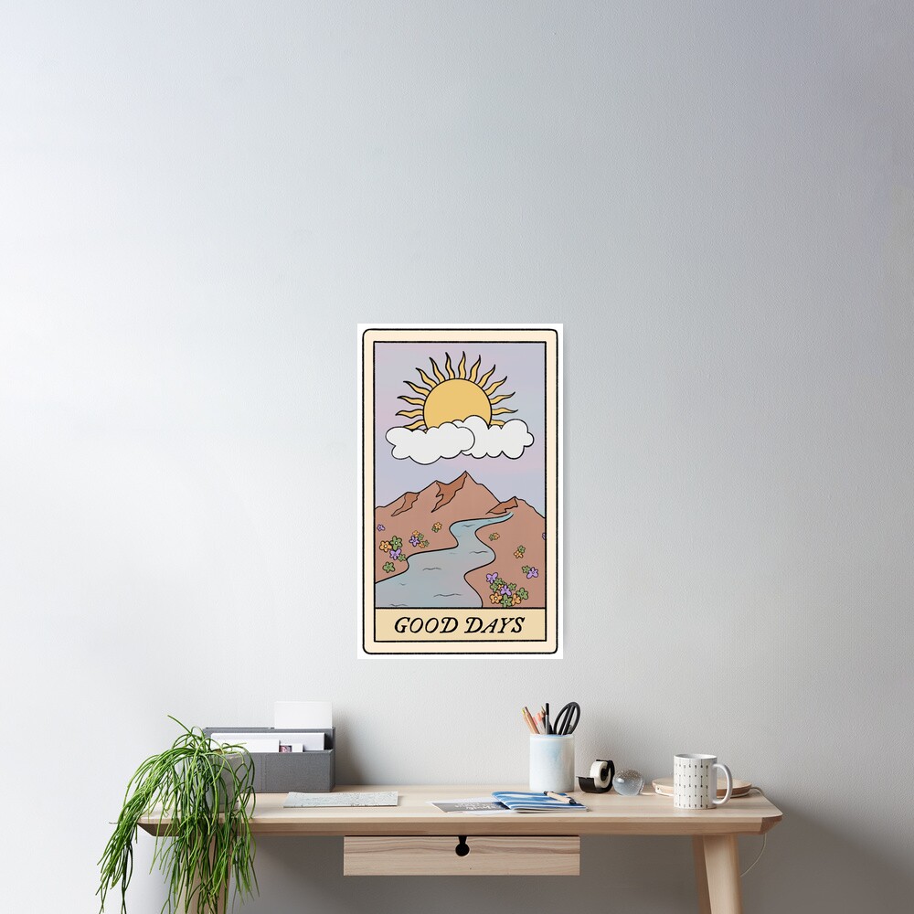 good days sza tarot card Poster