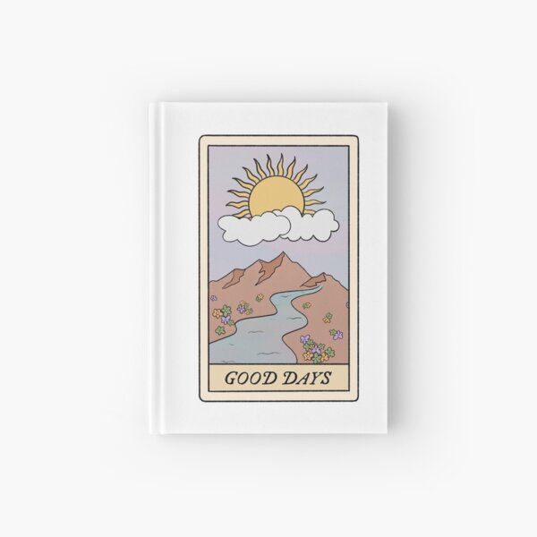 good days sza tarot card Hardcover Journal