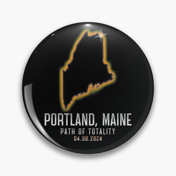 Artikelvorschau, Portland Maine Path Of Totality 4.8.24 Total Solar Eclipse Gear entworfen und verkauft von DynamicDesign.