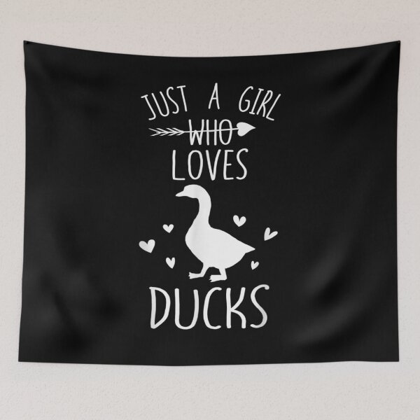 Item preview, Just A Girl Who Loves Ducks Cute Ducks Lover Owner designed and sold by shirleyfinley.