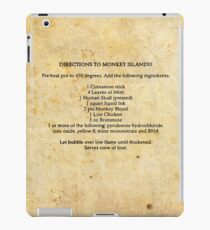 Directions to monkey island iPad Case/Skin
