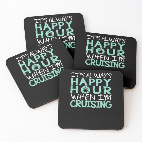 Item preview, It's Always Happy Hour When I'm Cruising designed and sold by shirleyfinley.