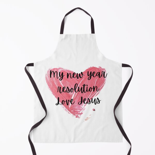 Item preview, My New Year Resolution Love Jesus Heart  designed and sold by Calebchc.