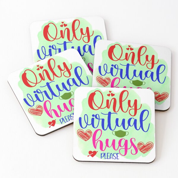 Item preview,  Only Virtual Hugs Pandemic Valentines Day- Valentine in Quarantine  designed and sold by younghopes.