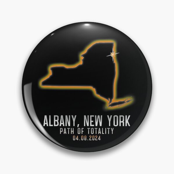 Item preview, Albany New York Path Of Totality 4.8.24 Total Solar Eclipse Gear designed and sold by DynamicDesign.