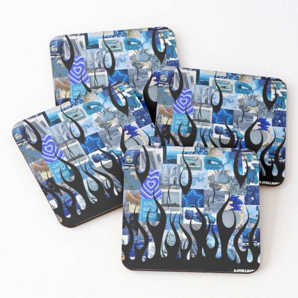 Item preview, The Blues Flame Collage  designed and sold by Ajcollages.