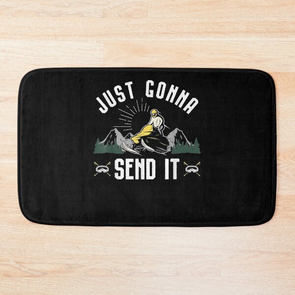 Item preview, Just Gonna Send It Snowmobile Gift Riding Fan Ski Mobile designed and sold by shirleyfinley.