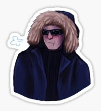 Pouting Cold Sticker