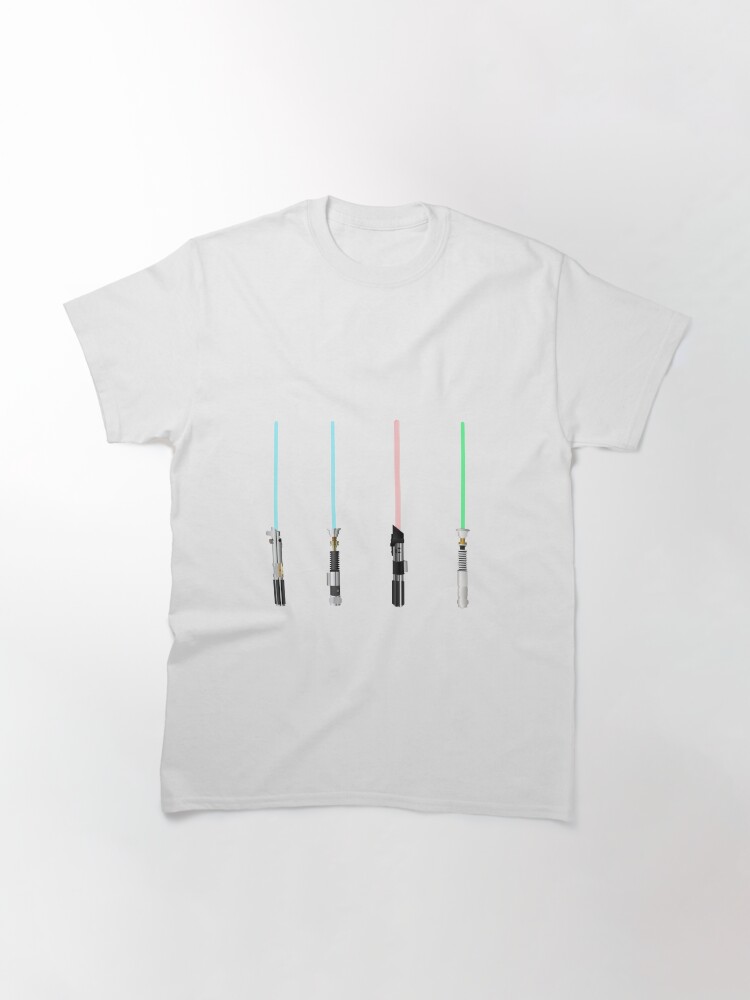 Imagen 3 de 7, Camiseta clásica con la obra Sables de luz, diseñada y vendida por pdiddy10.
