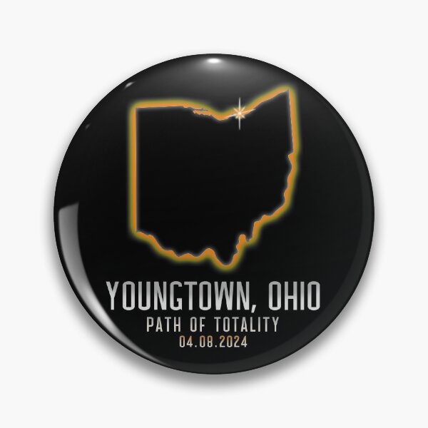 Artikelvorschau, Youngstown Ohio Path Of Totality 4.8.24 Total Solar Eclipse Gear entworfen und verkauft von DynamicDesign.