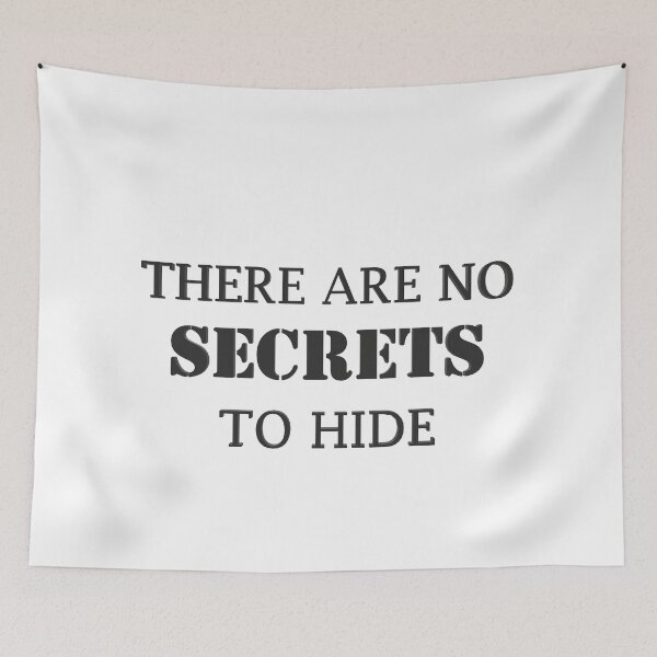 Item preview, There are no secrets to hide designed and sold by Creative fashion Mix.