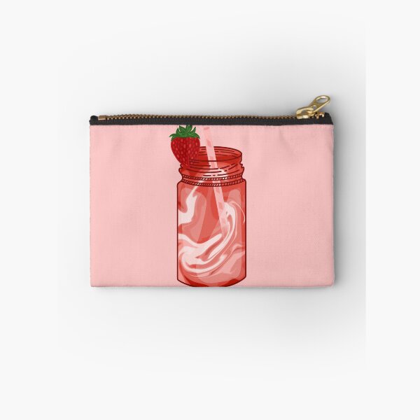 Item preview, strawberry shake drink illustration  designed and sold by crizzysketch.