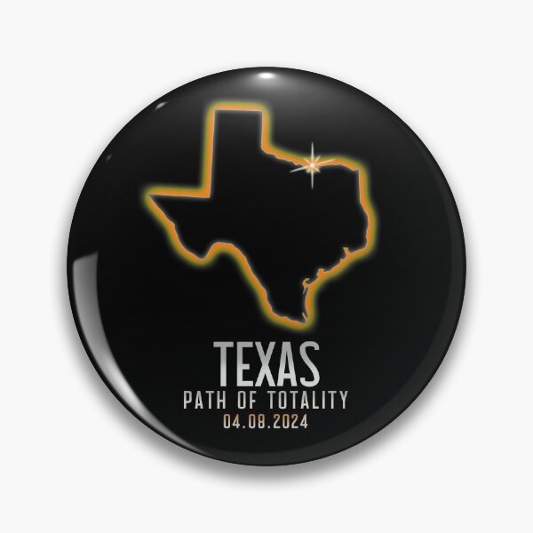 Artikelvorschau, Map Of Texas Path Of Totality 4.8.24 Total Solar Eclipse Gear entworfen und verkauft von DynamicDesign.