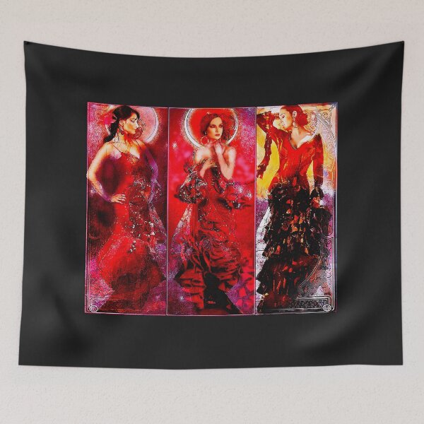 Item preview, Flamenco llamas rojas designed and sold by Gerard Mignot.
