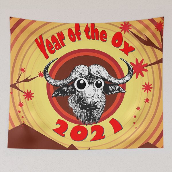 Item preview, Year of the Ox 2 with Googly Eyes designed and sold by AliCatOriginals.