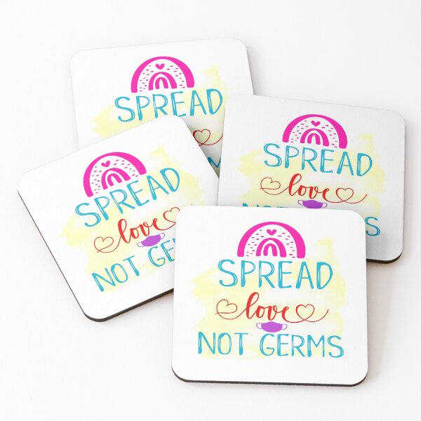 Item preview, Spread Love Not Germs -Pandemic- Valentine in Quarantine  designed and sold by younghopes.