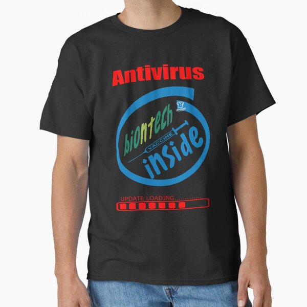 Item preview, ANTIVIRUS BIONTECH VACCINE INSIDE designed and sold by Tshirtsearch.