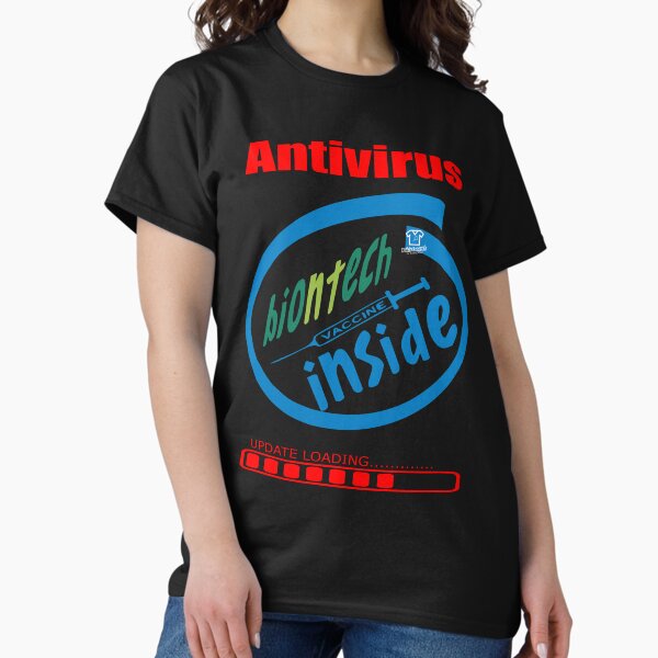 Item preview, ANTIVIRUS BIONTECH VACCINE INSIDE designed and sold by Tshirtsearch.