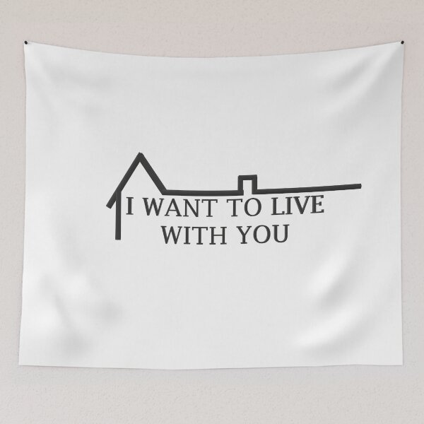 Item preview, I want to live with you designed and sold by Creative fashion Mix.