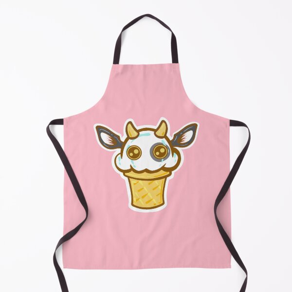 Item preview, Vaca lechera - Linda criatura color crema - Linda kawaii rosa designed and sold by R H Seeley ART.