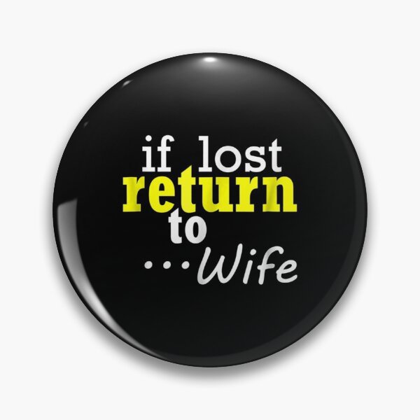 Item preview, Mens Funny If Lost Return to Wife Husband Wedding Gift designed and sold by Laren-Fashion.