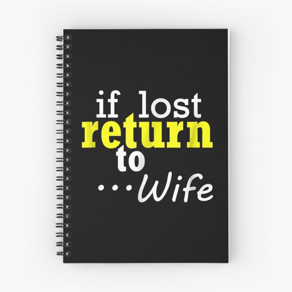 Item preview, Mens Funny If Lost Return to Wife Husband Wedding Gift designed and sold by Laren-Fashion.