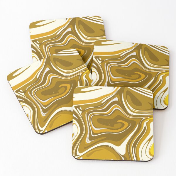 Item preview, Yellow And Gold Marble Pattern Abstract Background- Liquid art designed and sold by shivani21061993.