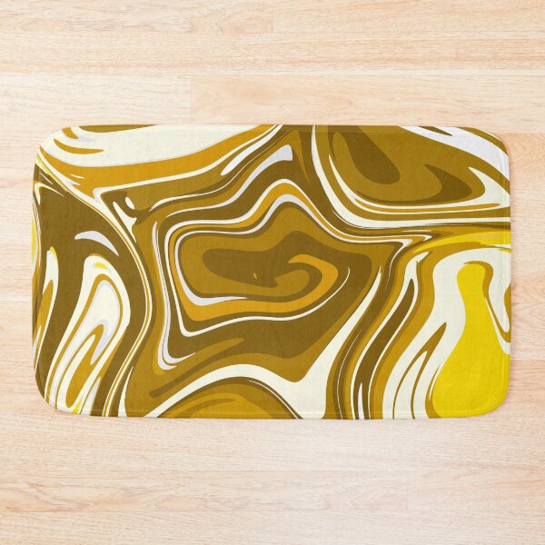 Item preview, Yellow And Gold Marble Pattern Abstract Background- Liquid art designed and sold by shivani21061993.